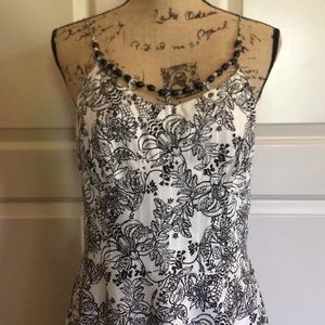 ☀️Ann Taylor LOFT Beaded Scoop-Neck Sundress